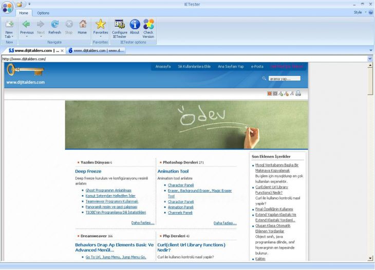 Ietester Programının Anlatılması