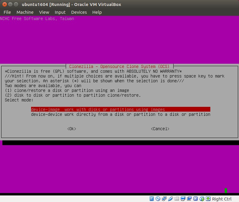 Clonezilla ile Yedek Almak