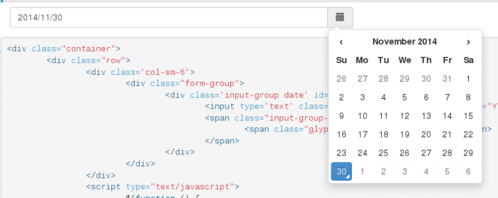 Bootstrap Takvim Seçtiricisi (Datetime Picker)